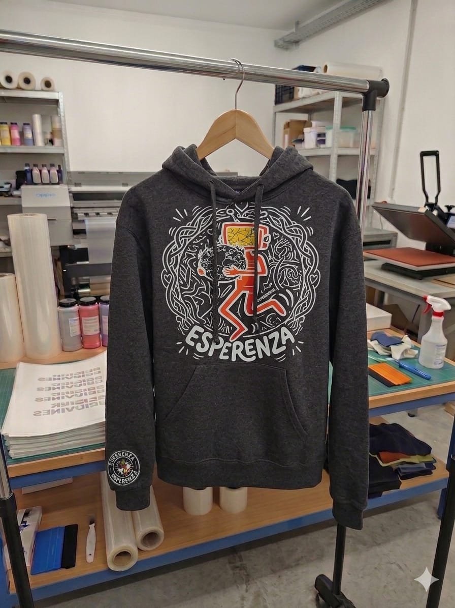 Sweat personnalisé DTF noir
